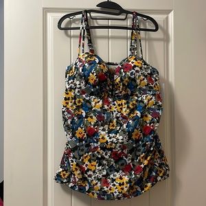 Floral swim tank by CACIQUE